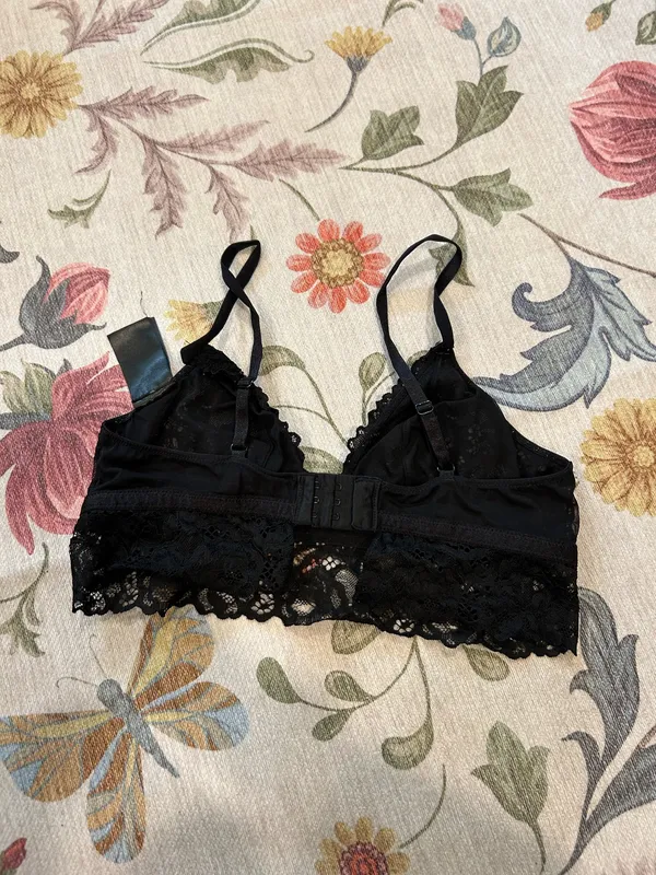 H&M black lace bralette - Image 4