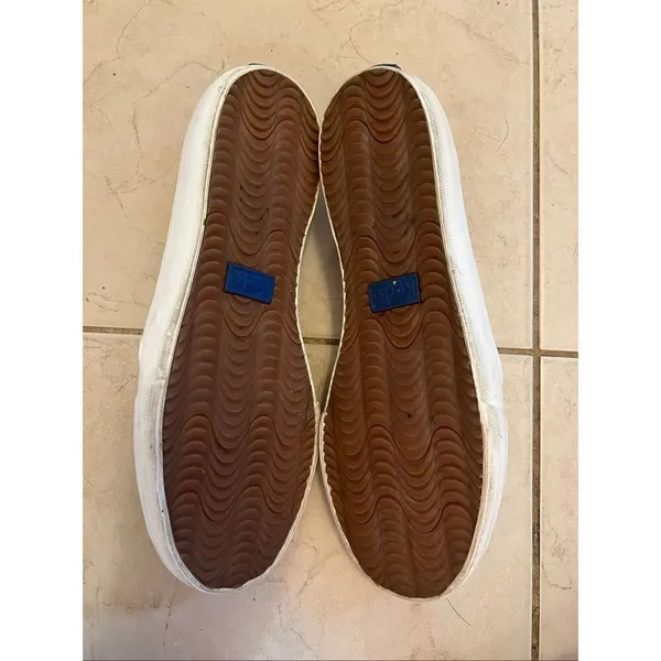 Keds Taupe Double Decker Perforated Suede Slip On Sneaker Women's Size 8 - Image 7