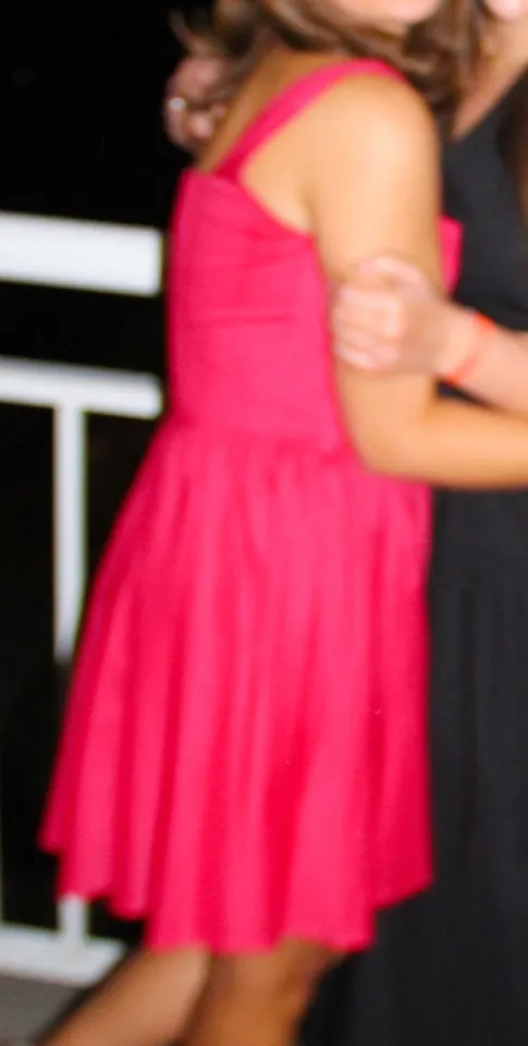 Dillard's Hot pink Mini Dress with corset - Image 2