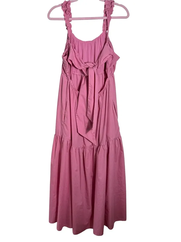 Abercrombie & Fitch Pink Open‎ Back Maxi Dress XLP Petite - Image 3