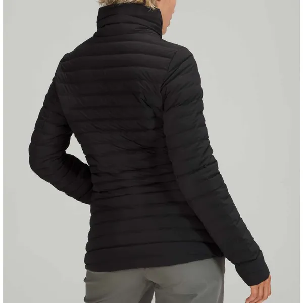 Lululemon Pack It Down Long Sleeve Full Zip Hood Puffer Quilted Jacket Black 8 - Image 2