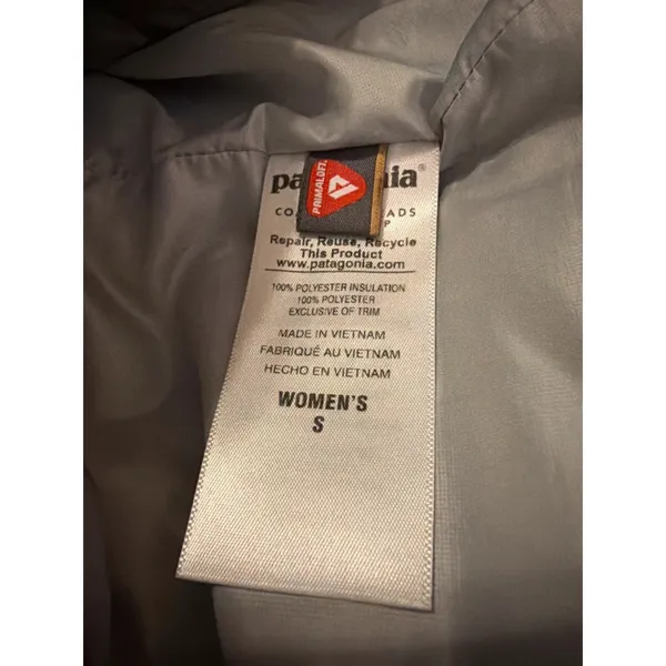 Patagonia‎ Nano Puff Vest Womens S Gray PrimaLoft Insulated 84246 SP16 Gorpcore - Image 6