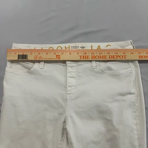 Kate‎ Spade Broome Street White Slim Jeans Size 29 Ooh La La - Image 5