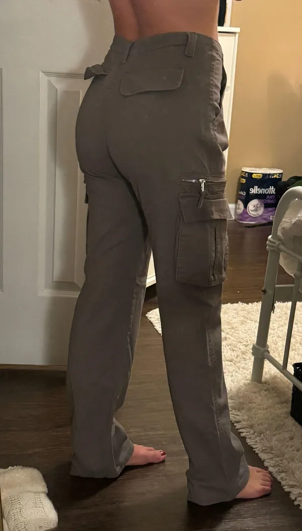 Cargo Pants Gray Size 26 - Image 2