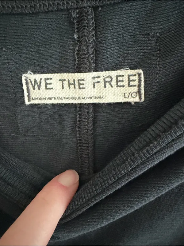 We The Free Black Long Sleeve Top - Image 4