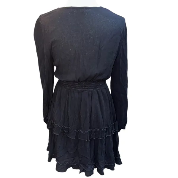 Altar'd State Lexley Ruffle Dress Black Size Small‎ - Image 4