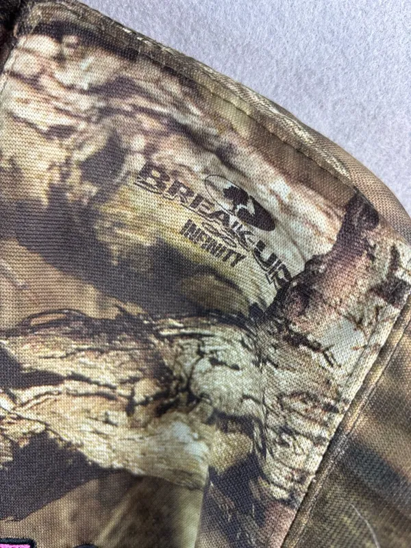 Legendary Whitetails L Gorpcore Camo Hoodie with Pink Lining and Drawstrings - Image 3