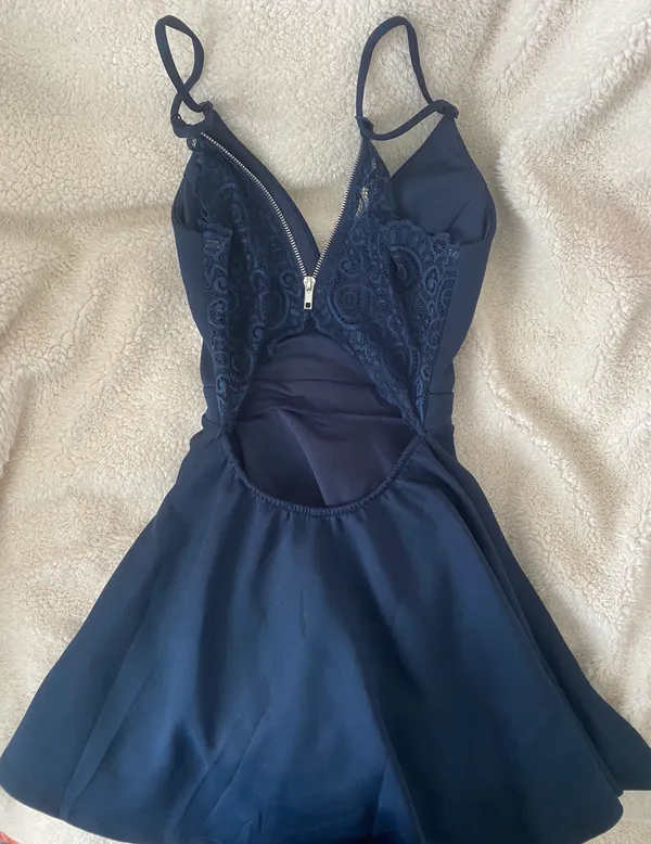Honey and Rosie navy dress - Image 2