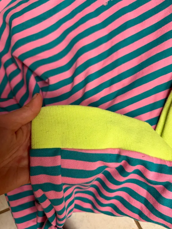 Trendy queen stripped hoodie Multiple Size L - Image 3