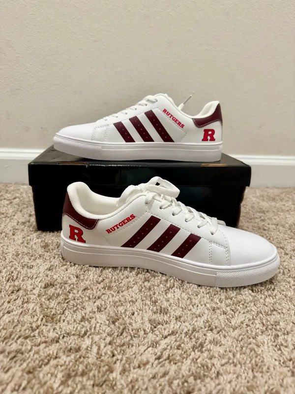 Rutgers Sneakers White Size 9 - Image 2