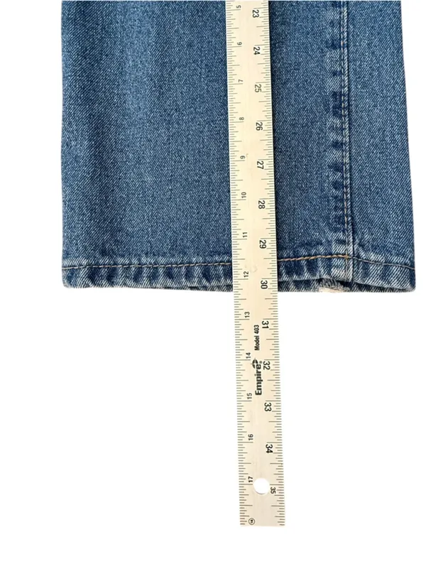 Edikted Roll Down Waist Distressed Baggy Jeans Women’s Size M Y2K - Image 14