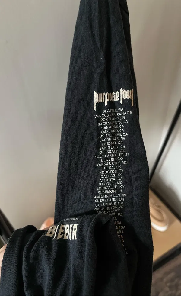 Justin Bieber long sleeve shirt - Image 2