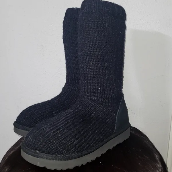 UGG Wool Mid Tall Boots Womens Size 6 - Image 2