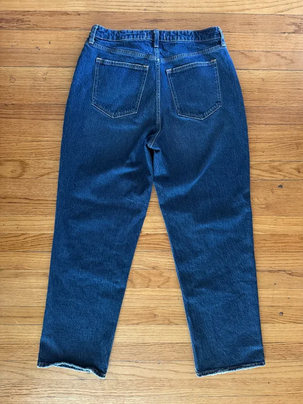 Abercrombie & Fitch High Rise Vintage Straight Jean Size 12 Curve Love - Image 4