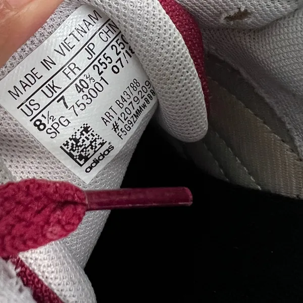 Adidas Women’s Pink Low Top Lace-Up Sneakers Size US‎ 8.5 B43788 - Image 10