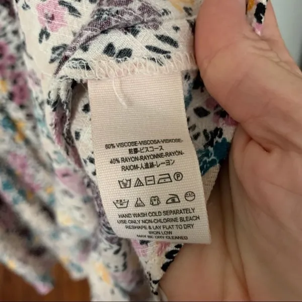 New free people‎ keyhole miss right floral dress small - Image 8