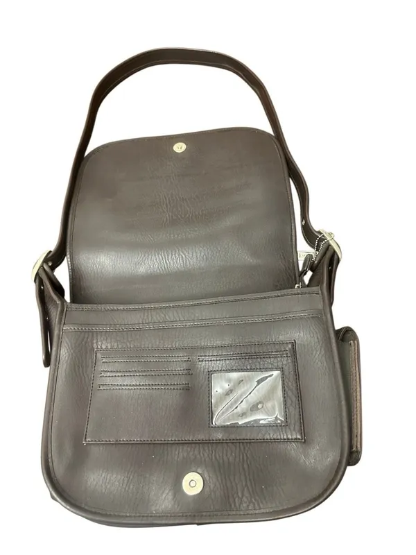 Vintage Coach 4C-9911 Glove-Tanned Leather Crossbody Bag - Made in USA - Image 3