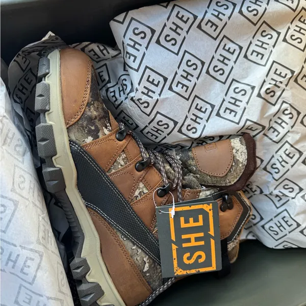 SHE Outdoor Waypoint Waterproof Hunting Boots Women’s 10 Camo NWT - Image 9