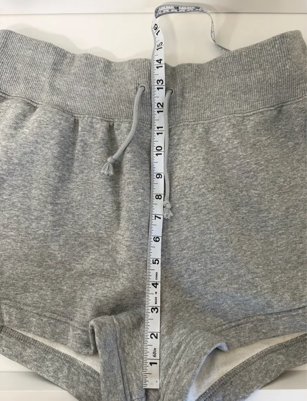 Nike Phoenix Fleece High Waisted 2” Loose Fit Shorts Light Gray - Image 8