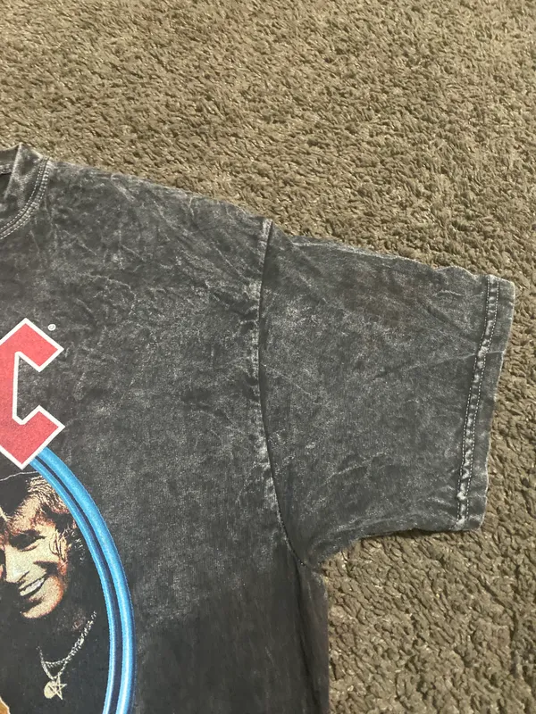 AC/DC Washed Tee Size Large - Image 5