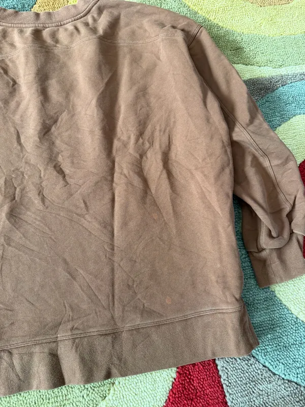 Lululemon Perfectly Oversized Crew Crewneck Sweatshirt Brown Fits like a S/M - Image 5