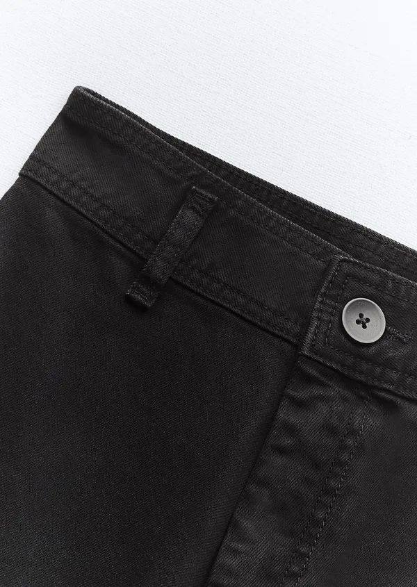 ZARA High Waist Marine Jeans - Image 5