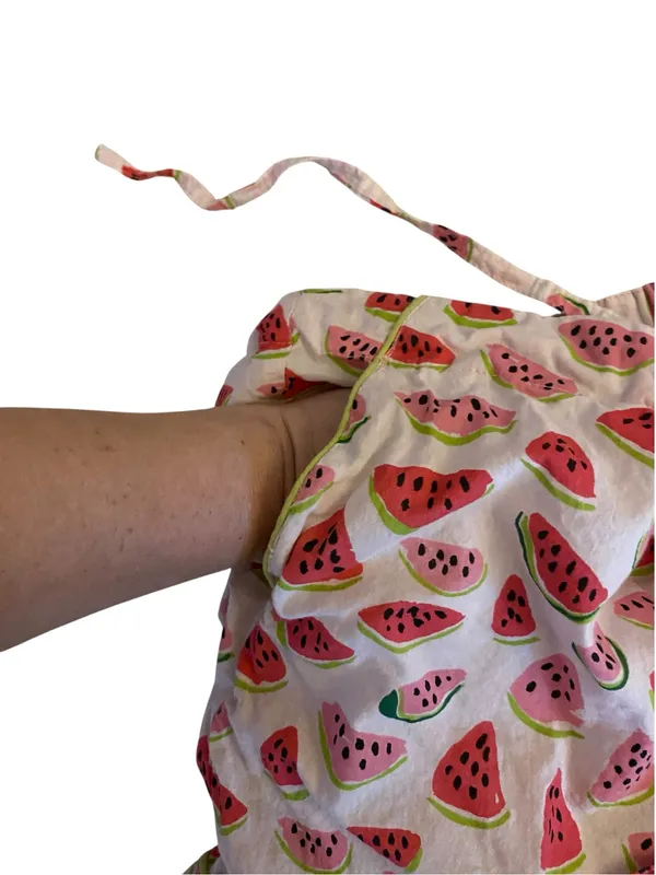 Mahogany Watermelon 100% Cotton Short Pajama Set pjs vacation whimsy novelty - Image 8