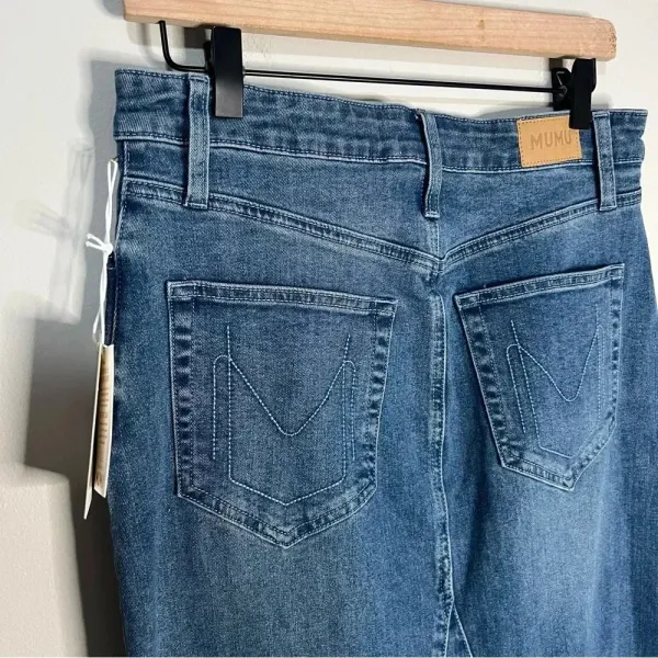NWT Show Me your Mumu Reba Denim Maxi Skirt size 27 - Image 10