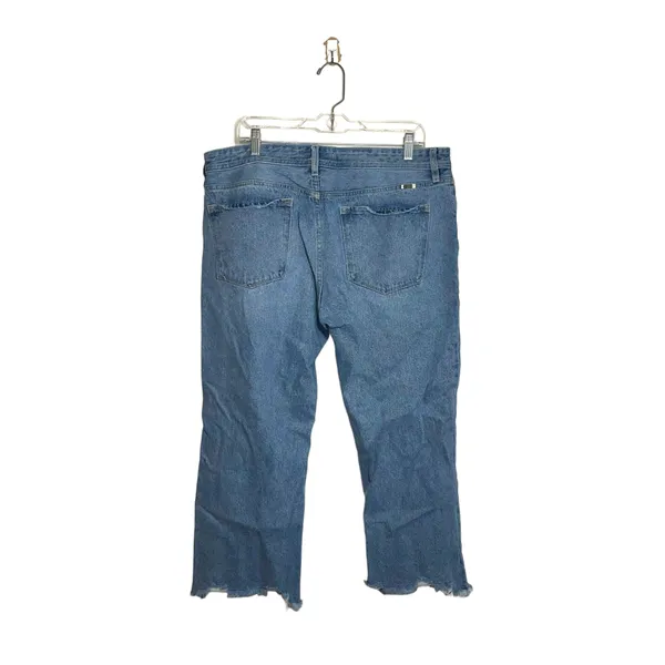 KanCan 100% Cotton Nonstretch Light Wash Ripped Straight Leg Jeans - Image 7