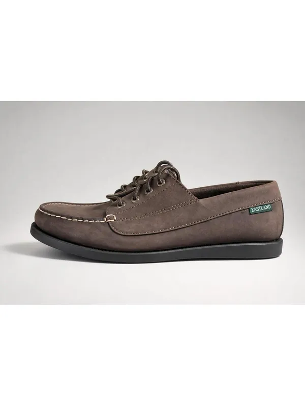 Eastland Classic Brown Leather Memory Foam Boat Shoes - Image 2