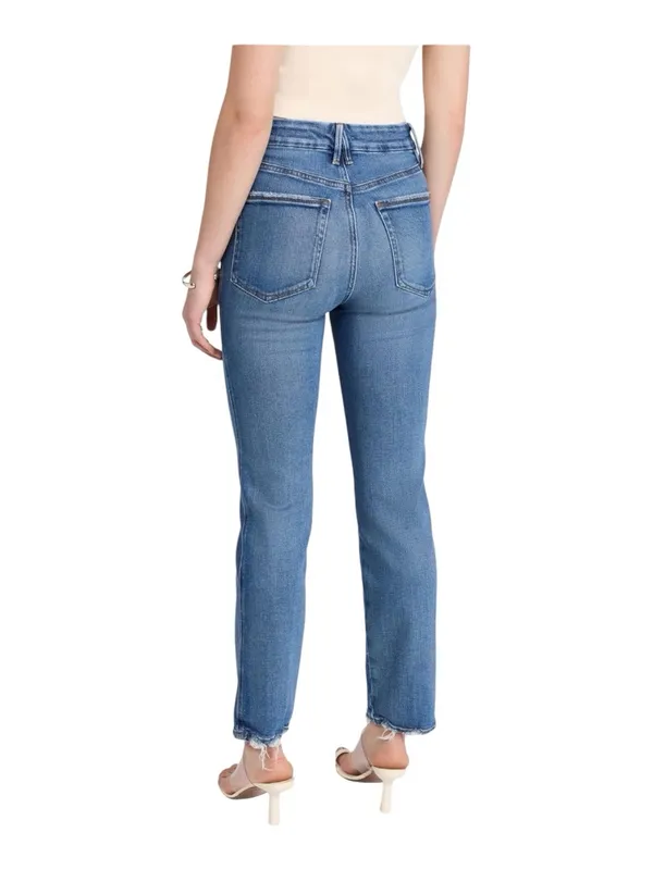 Good American Women's Good Curve Straight Jeans indigo 338 size 6 - Image 2