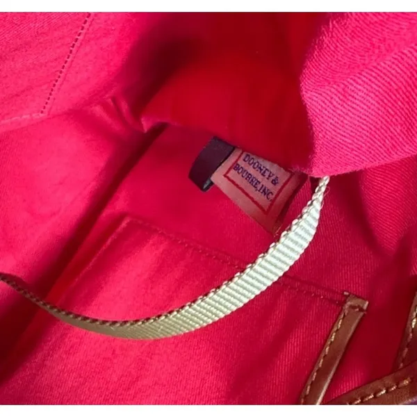 NWOT DOONEY & BOURKE Wine Red Suede Hobo Shoulder bag - Image 8