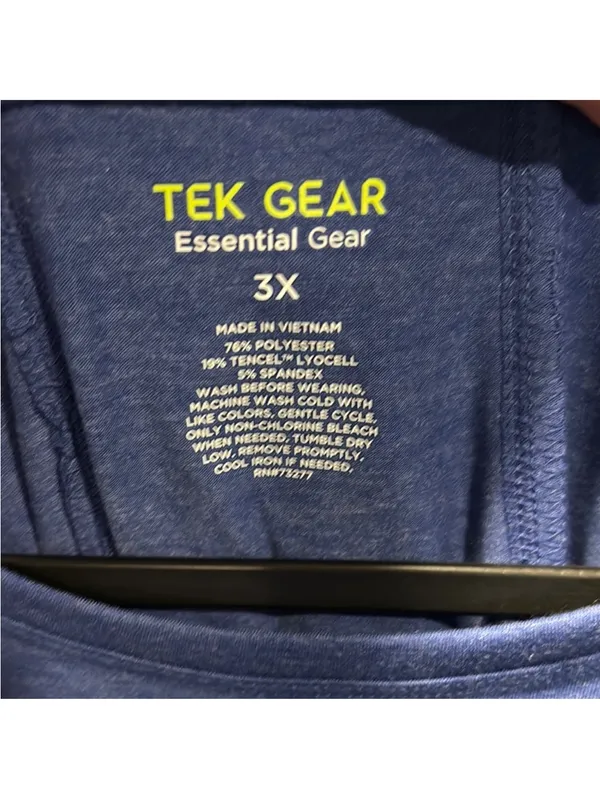 tek gear Blue Long-Sleeve Women's Jersey Top - Image 2