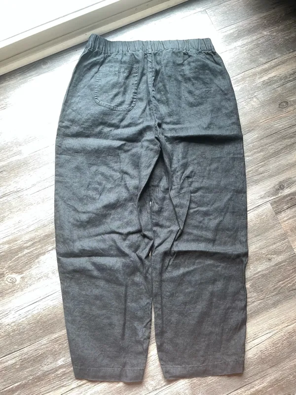 Quince Black Linen Pants  - Image 3