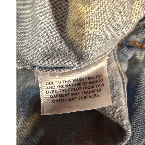 Madewell Women Small Light Wash Denim Trucker‎ Vest Blue Button Up Western Moto - Image 5