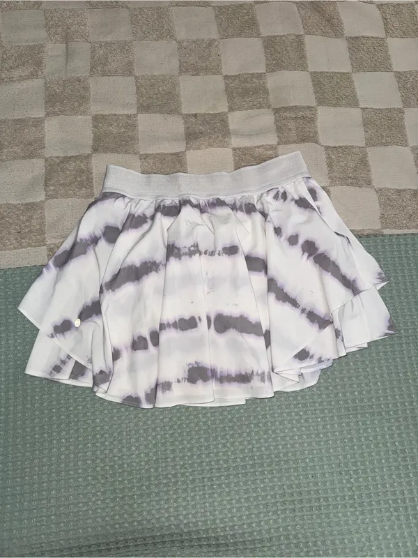 Lululemon Court Rival‎ High-Rise Skirt *Long Transverse Lilac Multi size 10 - Image 5