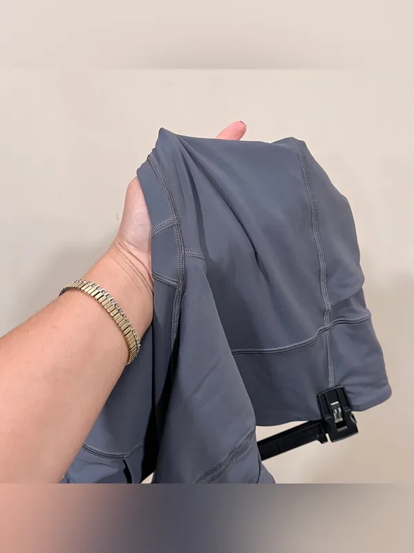 Lululemon In Movement 7/8 Tight Everlux Legging Dark Shadow Gray size 10 - Image 12