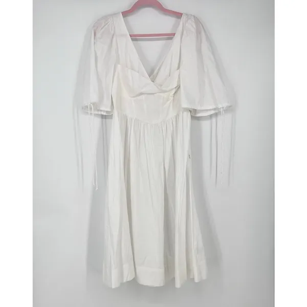 For Love & Lemons Jocelyn Midi Dress Womens Sz Large - Image 3