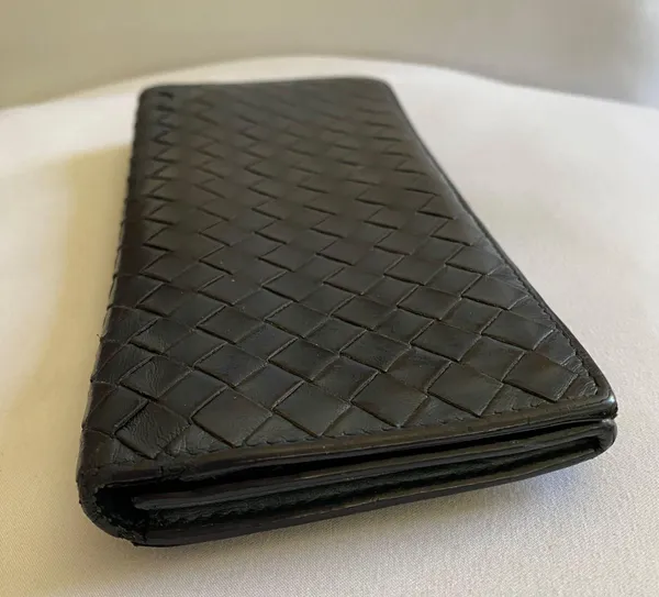 Bottega Veneta Vintage Dark blue Long Wallet - Image 4