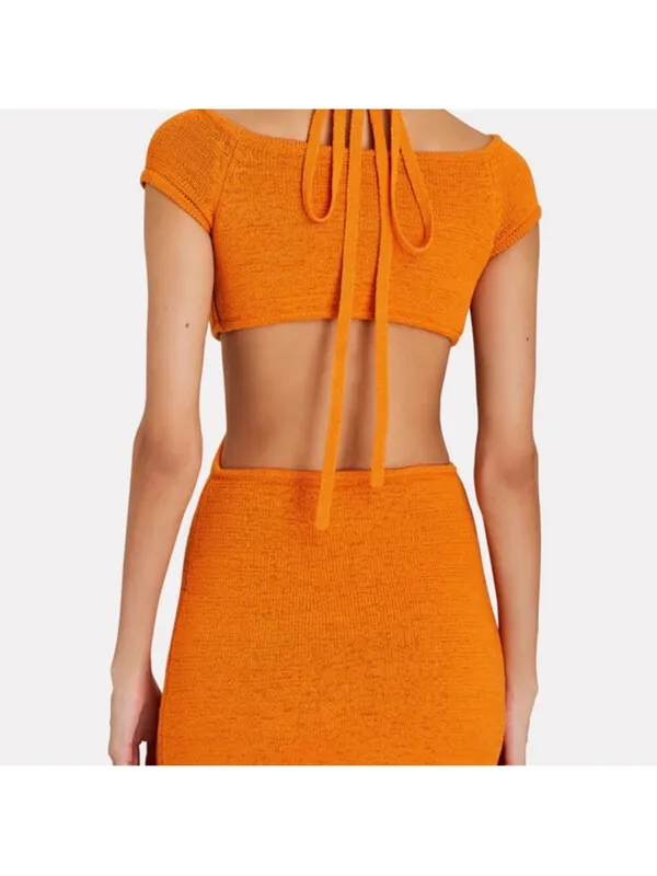 Cult Gaia Annabel Knit Dress Size XL - Image 3