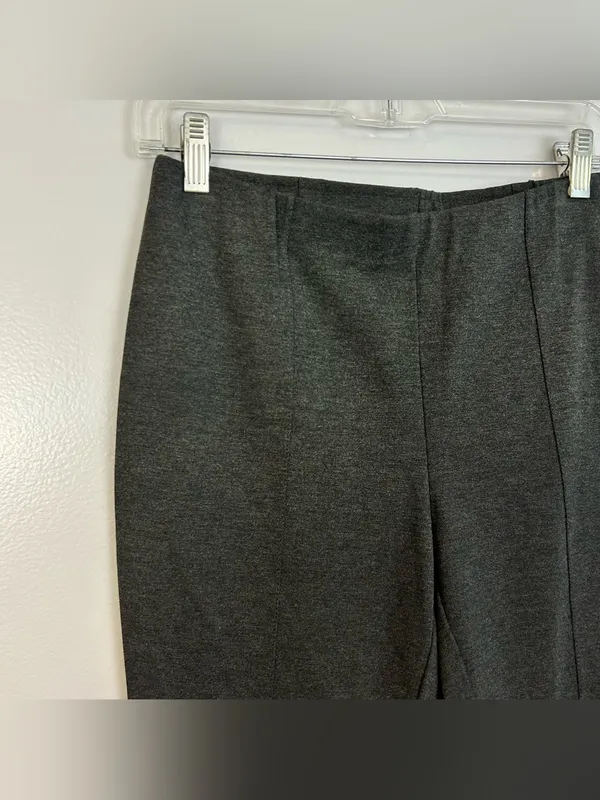 NWT J. Jill Grey Ponte Pull On Stretch Pants Leggings Elastic Waist Size Medium - Image 5