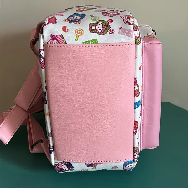 New Loungefly Hello Kitty Monster Costumes Graphic Vegan Leather Mini Bag - Image 4