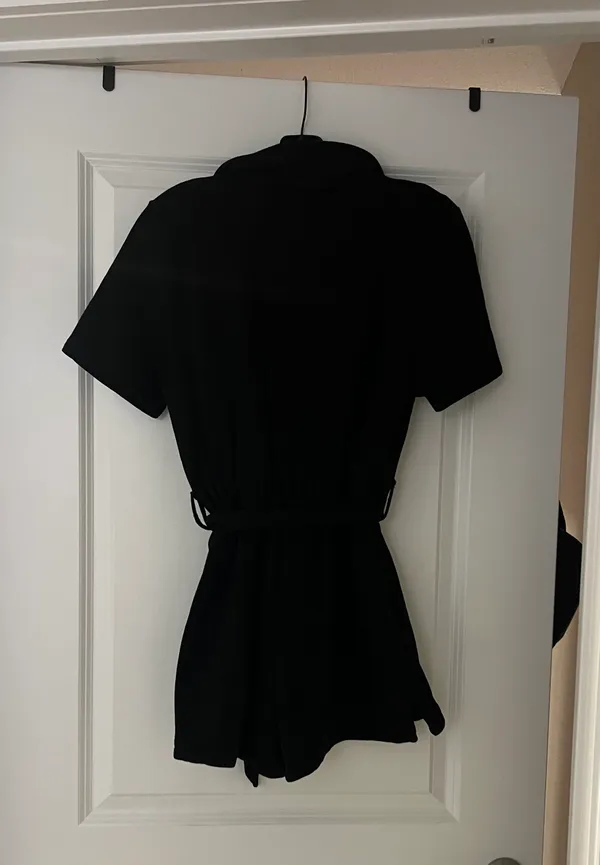 VICI Black Button Romper - Image 6