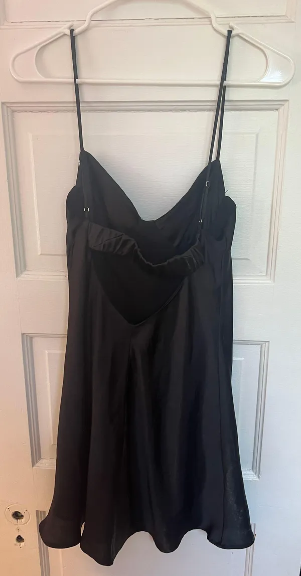 open back  Silk Dress - Image 2
