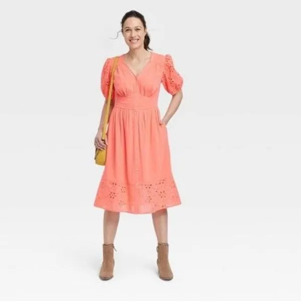NWOT Knox Rose MIDI eyelet dress western/ rodeo/boho Nashville - Image 2