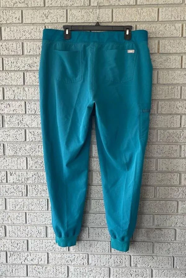 Figs Zamora Jogger Scrub Pants Pacific Blue Size XL - Image 4