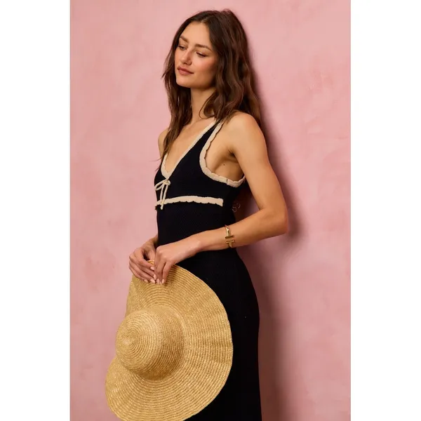 SO ME Knit Sweater Maxi Sleeveless Bodycon Resort Dress - Medium - Image 4