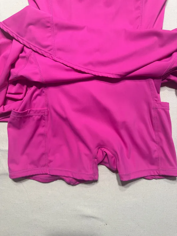Halara Hot Pink Preppy Barbiecore Athletic Dress size S - Image 2