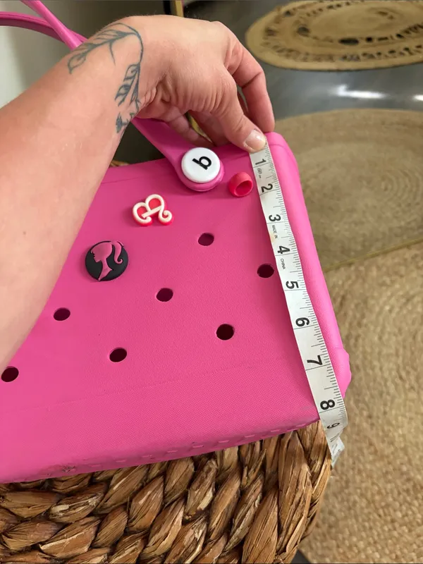 Pink Mini Bogg Bag with Barbie Charms - Image 4