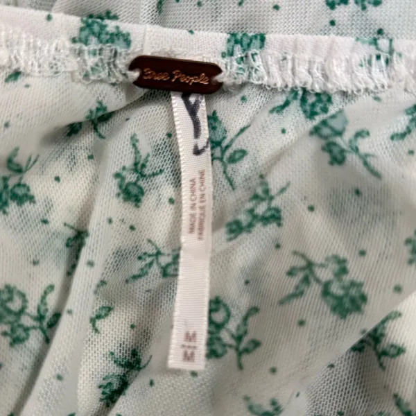 Free People Sweetie Pie Floral Sheer Wrap Top - Image 4